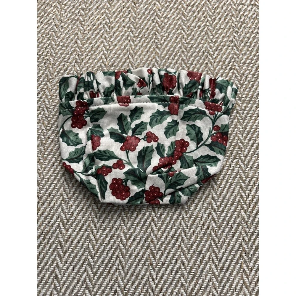 Longaberger Chives‎ Booking Basket Liner Traditional Holly 252167